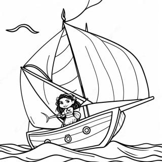 மோனா கடலில் மிதக்கும் வண்ணப்படம் வண்ணப்படங்கள்