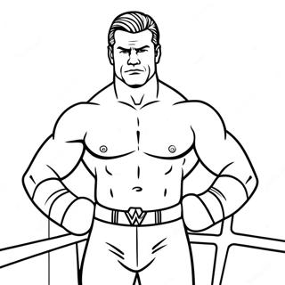 கோடிடுதல் Wwe வண்ணம் தீட்டும் பக்கம் வண்ணப்படங்கள்