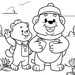 சாகச பெரென்ஸ்டைன் பியர்ஸ் வண்ணப் பக்கம் வண்ணப்படங்கள்